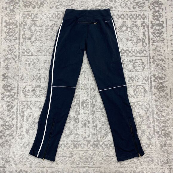 Nike Dri Fit Pants Women's Black 278547 Y2K Ankle Zip Back Pockets Pants Size XS - Picture 4 of 6